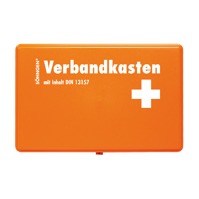 KIEL KU First Aid Kit, Orange, with Standard Contents per DIN 13157