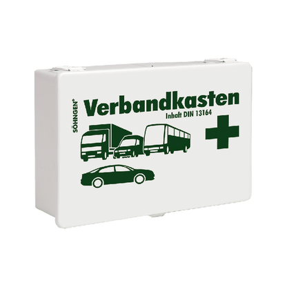 ST White Automotive First Aid Kit with Standard Contents, DIN 13164