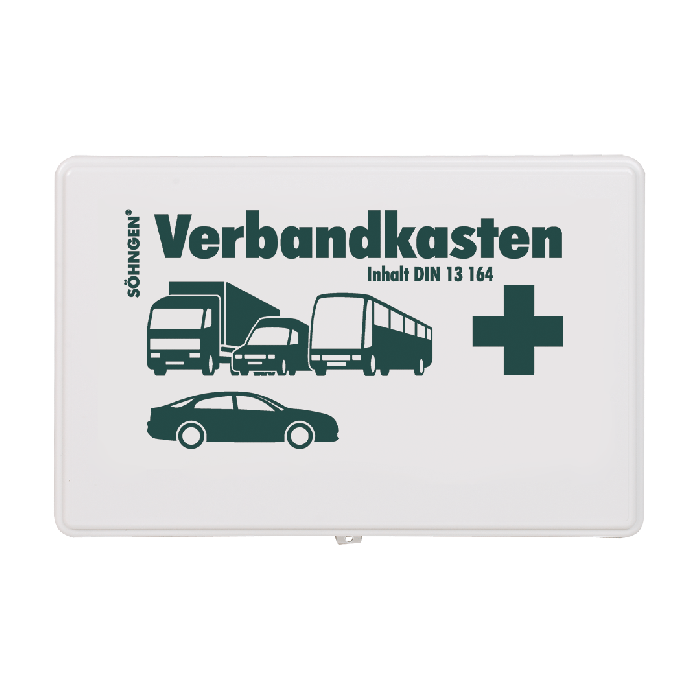 KU White Automotive First Aid Kit with Standard Contents, DIN 13164