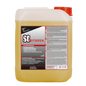 The 5-liter plastic canister of the Dr. Schnell SC BITUMEN graffiti remover by DR.SCHNELL GmbH & Co. KGaA features a red cap, a multilingual label with hazard warnings, and is ideal as a powerful surface cleaner for stubborn residues.