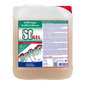 A 5L container Dr. Schnell SC GEL graffiti remover from DR.SCHNELL GmbH & Co. KGaA is equipped with a green-red label with application instructions and graffiti graphics - ideal for effective graffiti removal.