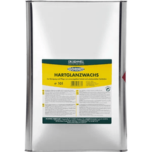 A 10-liter container of Dr. Schnell HORNIT high-gloss wax from DR.SCHNELL GmbH & Co. KGaA, ideal for professional building cleaning and floor care, suitable for sealed parquet and unsealed wooden floors.