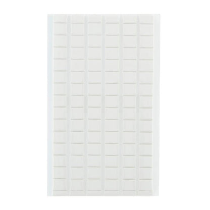 A rectangular sheet of 3M Deutschland GmbH Scotch-FIX™ Removable Adhesive Pads 301008C36-P (11 mm x 15 mm, 36 pieces/pack) shows several rows and columns of white, strong adhesive, removable pads on a white background.