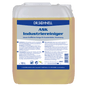 A 10-liter plastic container of Dr. Schnell ASK INDUSTRIAL CLEANER from DR.SCHNELL GmbH & Co. KGaA, a professional oil and grease cleaner for artificial floors and porcelain stoneware, with product information and application instructions in German on the label.