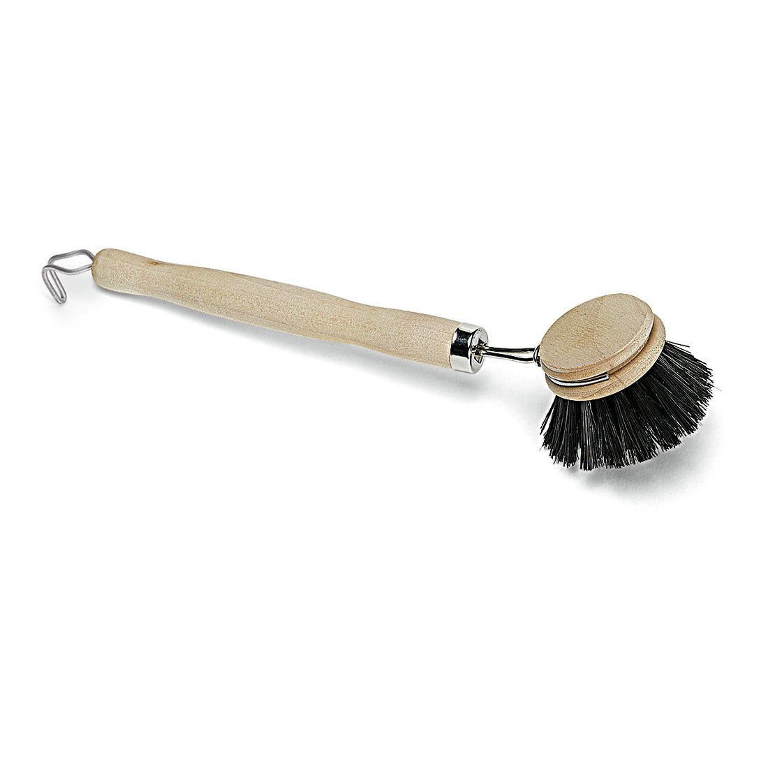 The Nölle Profi Brush dish brush (25 cm) made of wood with a soft natural hair mixture and a metal loop on the handle is perfect for sustainable, environmentally conscious dishwashing. By Nölle Profi Brush Brush & Paintbrush Technology e.K.
