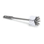 The Nölle Profi Brush glass and cup brush (30 cm, PP and nylon bristles) from Nölle Profi Brush Bürsten- & Pinseltechnik e.K. with a gray handle and white/dark gray bristles is shown on a white background.