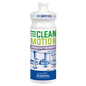 A white 1L bottle Dr. Schnell CLEANMOTION WORKSHOP CLEANER from DR.SCHNELL GmbH & Co. KGaA, with green and purple text, an illustration of a car workshop, and a blue Dr. Schnell logo at the bottom.