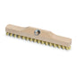 The Nölle Profi Brush Wiper Fibre Replacement 29 cm from Nölle Profi Brush Bürsten- & Pinseltechnik e.K. is equipped with stiff bristles and a central hole for handle attachment, ideal for professional cleaning, depicted on a white background.