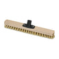 The Nölle Profi Brush Power Stick Wiper 40 cm from Nölle Profi Brush Brush & Paintbrush Technology e.K. features a rectangular wooden head with stiff bristles and a central black Thermo-PET (heat-resistant) handle attachment.
