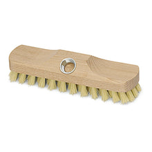 Nölle Profi Brush 22 cm scrubber with thread, hard fiber replacement part, 1 piece from Nölle Profi Brush brush & paintbrush technology e.K.; ideal as a replacement part with metal hole for handle attachment.