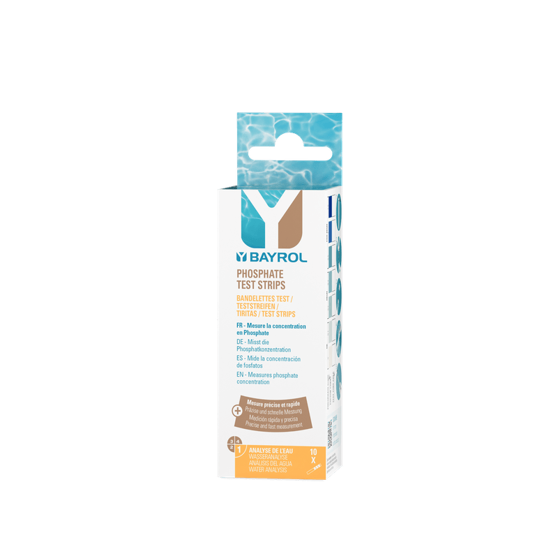 BAYROL phosphate test strips | Tin (10 strips)