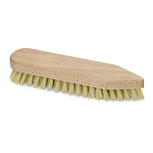 The Nölle Profi-Bürste scrubbing brush, 20 cm, pointed-round from Nölle Profi Brush Bürsten- & Pinseltechnik e.K. has a wooden handle and dense, stiff fiber replacement bristles for effective cleaning. 1 piece included.