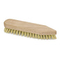 The Nölle Profi-Bürste scrubbing brush, 20 cm, pointed-round from Nölle Profi Brush Bürsten- & Pinseltechnik e.K. has a wooden handle and dense, stiff fiber replacement bristles for effective cleaning. 1 piece included.