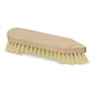 The Nölle Profi Brush Scrubbing Brush Thermo-PET (20 cm, medium-hard, heat-resistant) from Nölle Profi Brush Brush & Paint Technology e.K. has stiff, lightweight bristles and a pointed end, depicted on a white background.