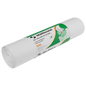 A roll of white trash bags DEISS 36004 by EMIL DEISS KG (GmbH + Co.), labeled in German and English with a hand pulling a bag and the text "Easy opening." Contains 50 bags with dimensions 305+305x850 mm.