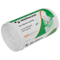 A roll of EMIL DEISS KG (GmbH + Co.) DEISS 36023 garbage bags (610x850 mm, white, 50 pieces) in robust packaging with German/English text. They are easy to open, extremely tear-resistant, and equipped with LDPE special film.