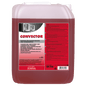 A 10-liter canister Dr. Schnell CONVECTOR kitchen and food hygiene cleaner for convection steamers by DR.SCHNELL GmbH & Co. KGaA, with a multilingual label containing instructions and safety information.
