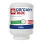 A white container of DR.SCHNELL GmbH & Co. KGaA PEROJET BLOC 8 dish cleaner for commercial dishwashers, ecological (4 kg cartridge) with a red-blue label and product information in German on the front.