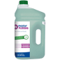 A large, transparent plastic container with a green screw cap and handle contains Dr. Schnell MAFOR LIQUID 6 rinse aid for dishwashers by DR.SCHNELL GmbH & Co. KGaA; it contains a light blue-green liquid and German instructions on the label.