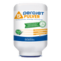 A white 3-kg cartridge labeled "Dr. Schnell PEROJET POWDER 5" by DR.SCHNELL GmbH & Co. KGaA, with orange and blue lettering and German usage instructions; a highly concentrated, chlorine-containing machine dishwashing detergent.