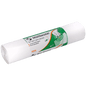 A white roll of EMIL DEISS KG (GmbH + Co.) DEISS 36519 garbage bags, 300+300x700 mm, 50 pieces, with a green-white label with a hand illustration for easy opening; biodegradable.
