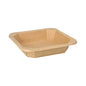 The Starpak 25 lunch boxes, square cardboard from Starpak are rectangular food trays made of brown cardboard with slightly angled sides - an eco-friendly choice for serving meals.