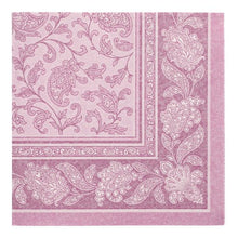 The square purple napkin PAPSTAR 50 napkins "ROYAL Collection" from PAPSTAR GmbH, 40x40 cm with 1/4 fold, impresses with its high-quality design and materials.