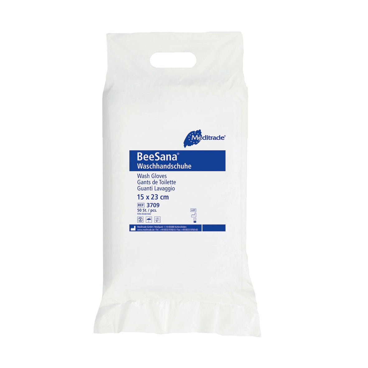 Washing glove, foil | Box (20 packs)