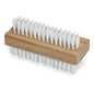 The Nölle Profi Brush hand washing brush double-sided (10 cm, hard PP bristles, white) from Nölle Profi Brush Bürsten- & Pinseltechnik e.K. features dense, hard bristles on both sides and is depicted on a plain white background.