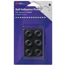 3M™ Bumpon™ SJ5009BL Elastic Bumper Mini Pack, Black, 6 pieces, 22.3 x 10.1 mm, Adhesive Natural Rubber R-30 | Pack (6 pieces)