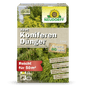 Box Neudorff Shop Azet Conifer Fertilizer, 2.5 kg. Organic fertilizer strengthens evergreen needles, promotes dense privacy screens and covers up to 50 m². The packaging shows green conifer branches.