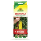 A rectangular yellow-green box with the inscription "Neudorff Shop Gelbtafeln (small format)" and an image of yellow sticky traps between tomato plants. Combats flying pests such as fungus gnats and whiteflies. Contains 7 pieces.