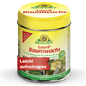 A yellow can of Lauril tree wax from Neudorff Shop for tree care and wound treatment of fruit and ornamental trees, with a red label that says "Easy to apply".