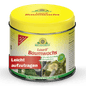 A yellow-green can of Lauril tree wax from Neudorff Shop for treating wounds on trees, ornamental plants, and fruit trees. The label features pictures of trees and the German sentence "Easy to apply." Ideal for tree wounds.