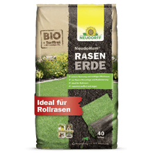 The Neudorff Shop NeudoHum Lawn Soil is a 40L biological, peat-free, vegan lawn soil - ideal for creating green lawns or sod, as depicted on the lawn packaging. Perfect for lawn areas and healthy growth.