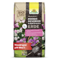 A 20-liter bag of NeudoHum Rhododendron & Hydrangea Soil from Neudorff Shop shows pictures of hydrangeas and rhododendrons and promotes optimal plant growth due to its low pH value.