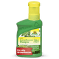 A green plastic bottle from Neudorff Shop Azet Green Plant Fertilizer liquid with a yellow cap, labeled as 100% organic vegan fertilizer for green plants, provides essential nutrients and has a recycling symbol with German text.