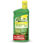 A green plastic bottle from Neudorff Shop Azet Green Plant Fertilizer liquid with a yellow cap. The label features lush green plants and German text indicating that it is a fertilizer providing important nutrients to support healthy green plants.