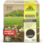 A 5 kg box of Neudorff Shop Neudorff Terra Preta Soil Improver covers 50 m². The packaging features blooming fruits and plants, illustrating the ideal use for beautifying lawns and gardens.