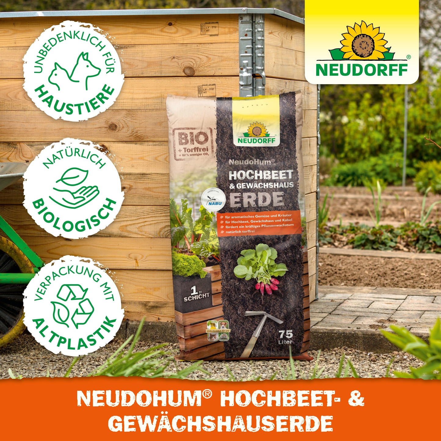 NeudoHum raised bed & greenhouse soil