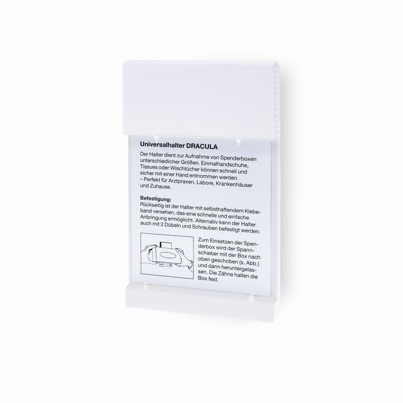 PS wall holder without print (white) | Pack (1 piece)