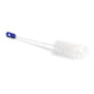 The Nölle Profi Brush bottle brush (Ø 53 mm, 470 mm long, pure bristle) from Nölle Profi Brush Bürsten- & Pinseltechnik e.K. has stiff bristles, a long twisted handle with a blue grip, and is depicted on a plain white background.
