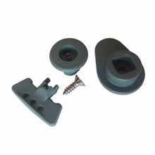 On a white background is the DI Protect replacement lock for doors (1 piece) from Diversey Deutschland GmbH & Co. OHG, which is designed as a replacement lock for the side door of a DI Protect trolley and provides reliable protection.