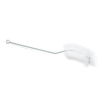 The Nölle Profi Brush nozzle brush, 40/30 mm, 370 mm long with pure bristles, has extra firm bristles on a slightly curved metal wire handle and a hanging loop, ideal for cleaning hard-to-reach areas.