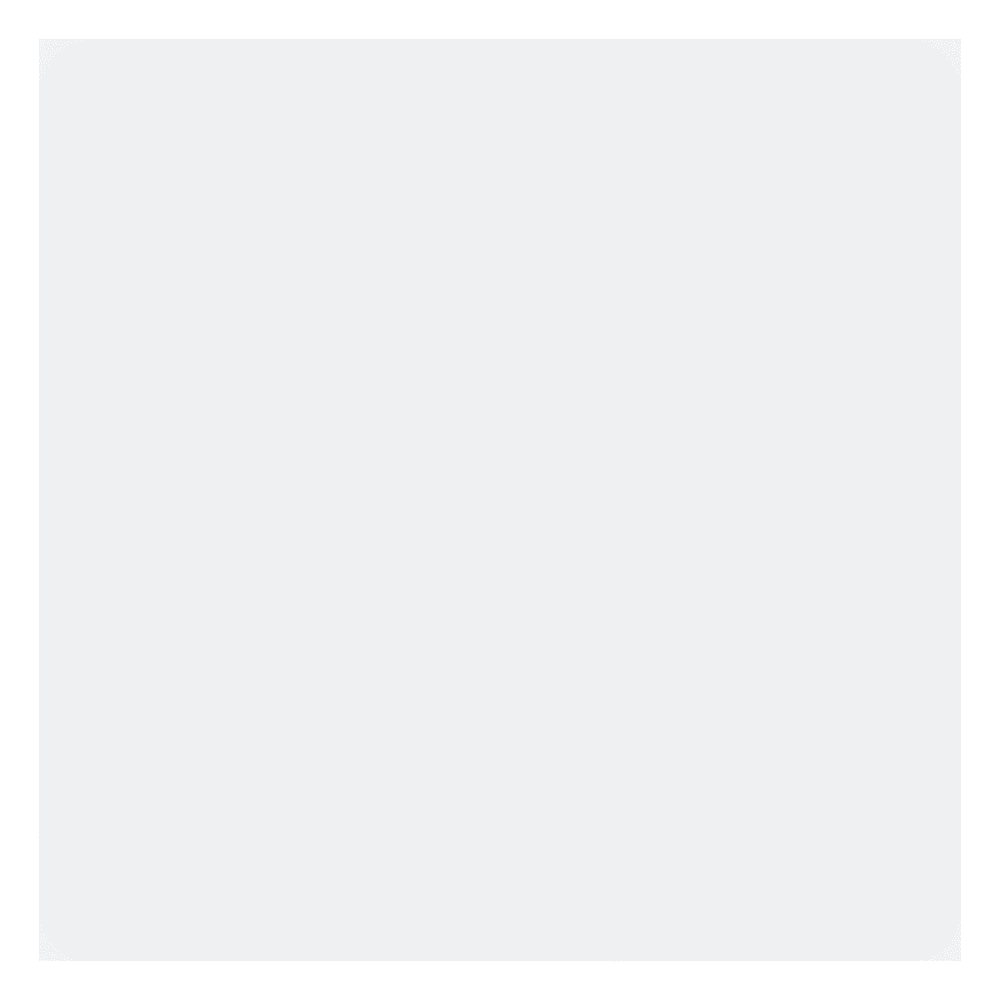 A light gray, minimalist, square card with rounded corners mimics the elegant design of the tissue coaster from Duni GmbH. Its smooth and even surface reflects the simplicity of a disposable mat and offers elegance without text or designs.