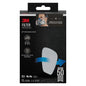 The illustration shows a pack of 3M™ Particle Filter 5925, P2 (10 pairs/pack) from 3M Deutschland GmbH. The predominantly black packaging highlights protection against dust and product details and shows a person wearing a mask with the inscription "Over 50 Years of Science-Operated Protection".