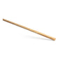 The Nölle Profi Brush broom handle 24x1,400 mm from Nölle Profi Brush Bürsten- & Pinseltechnik e.K. is a smooth wooden broom handle that tapers at one end and has a small hole at the other end - ideal for professional cleaning tasks.