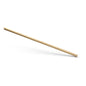 A single Nölle Profi Brush device handle 28x1.600 mm from Nölle Profi Brush Bürsten- & Pinseltechnik e.K. lies diagonally on a white background, with one end closer and casting a faint shadow - a professional variant for cleaning tools.
