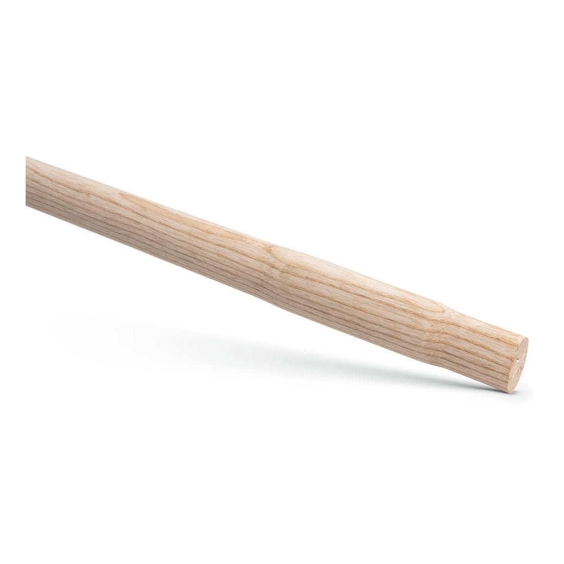 The Nölle Profi Brush sledgehammer handle ash oval from Nölle Profi Brush Bürsten- & Pinseltechnik e.K. is characterized by a smooth, oval ash wood design and stands against a plain white background.