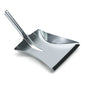 The Nölle Profi Brush dustpan, made of galvanized metal with a wooden handle (39x24 cm) by Nölle Profi Brush Bürsten- & Pinseltechnik e.K., is equipped with a black rubber edge and is excellent for efficiently collecting dust and debris.